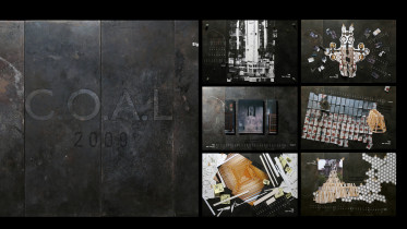 Kalendarz prezentujący prace artyst&oacute;w, uczestnik&oacute;w międzynarodowego projektu C.O.A.L. / Marta Więckowska i Szymon Gdowicz / 2009 